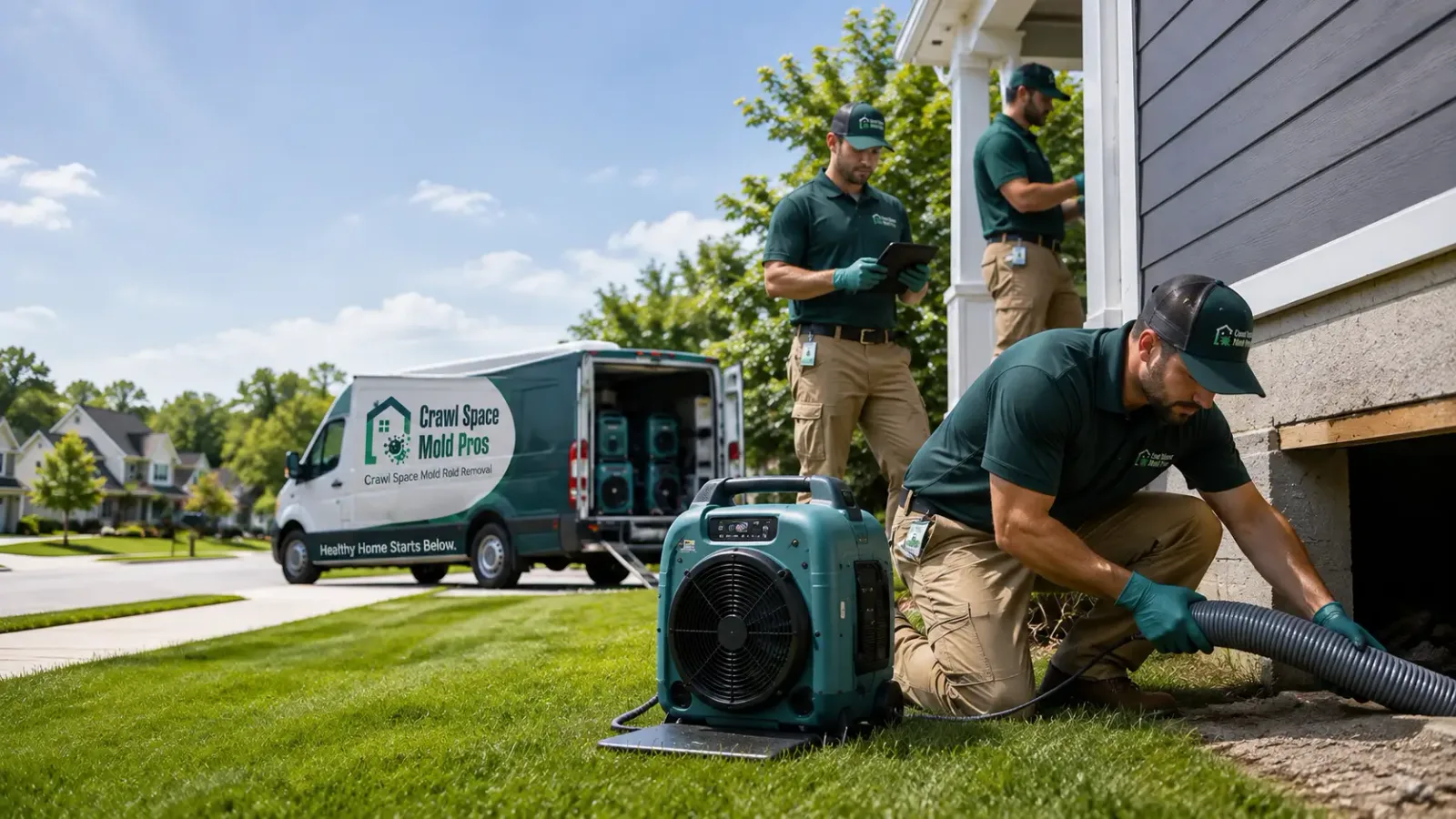 Crawl Space Mold Removal in Newton, IA